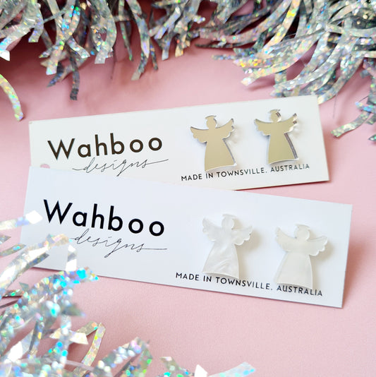 Christmas Angel Stud Earrings