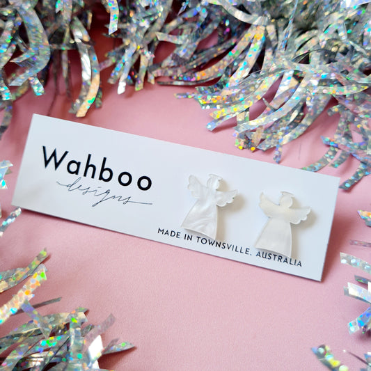 Christmas Angel Stud Earrings