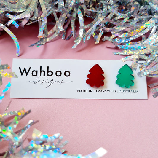 Christmas Tree Stud Earrings