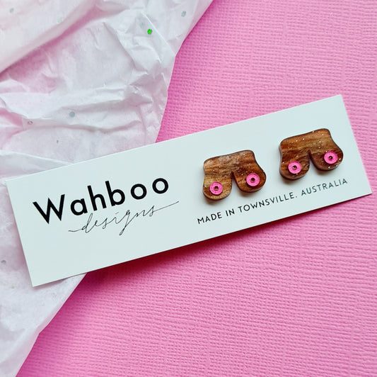 Boob Stud Earrings