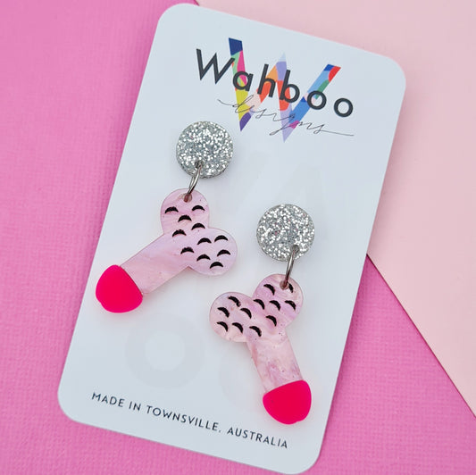 Penis Dangle Earrings