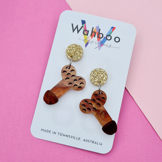 Penis Dangle Earrings