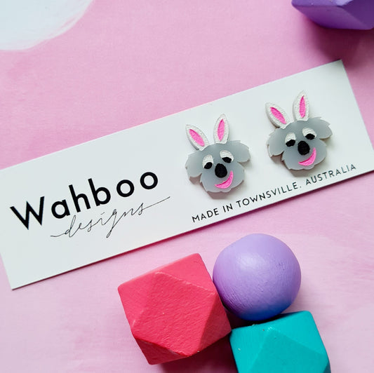 Easter Koala Stud Earrings