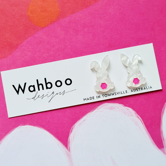 Easter Bunny Stud Earrings