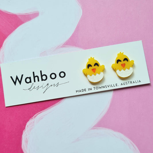 Easter Chick Stud Earrings