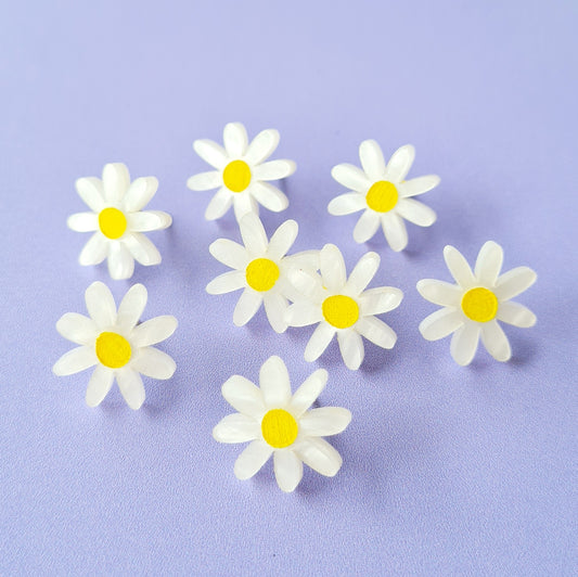 Daisy Painted Stud Earrings