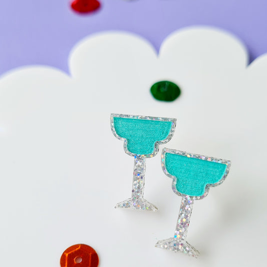 Margarita Glass Stud Earrings