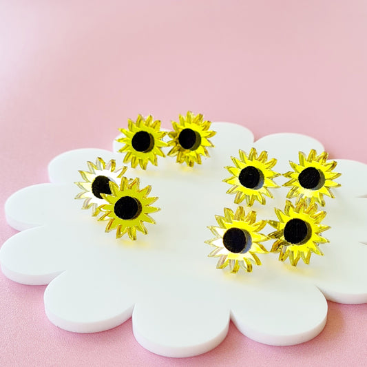 Sunflower Stud Earrings