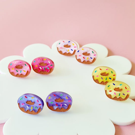 Donut Stud Earrings