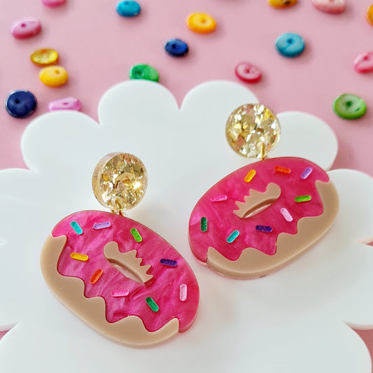 Donut Dangle Earrings