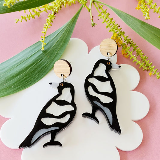 Magpie Dangle Earrings