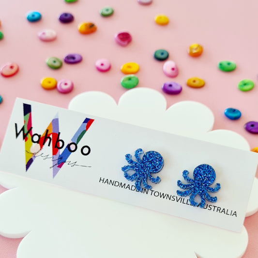 Octopus Stud Earrings