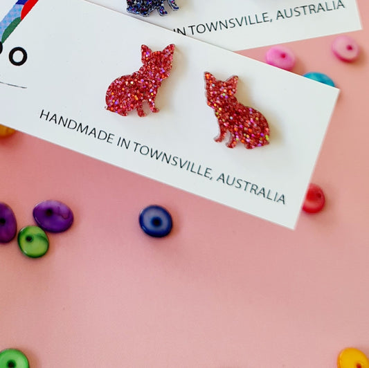 Frenchie Dog Stud Earrings