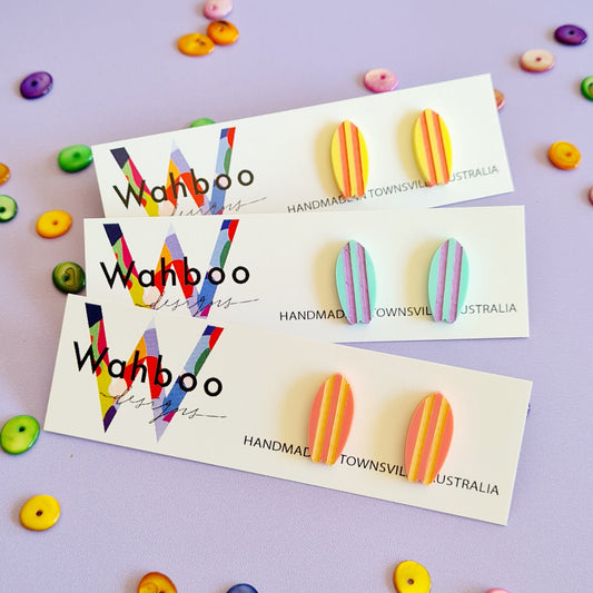 Surfboard Stud Earrings