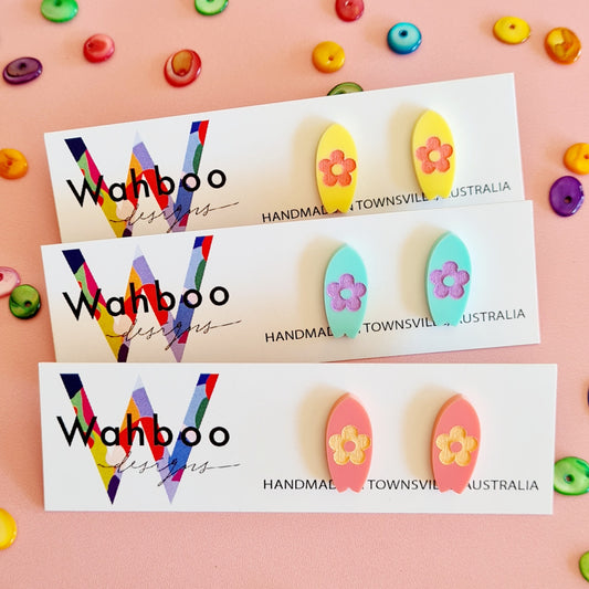 Surfboard Stud Earrings