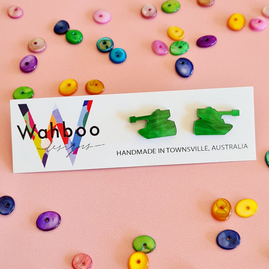 Tank Stud Earrings