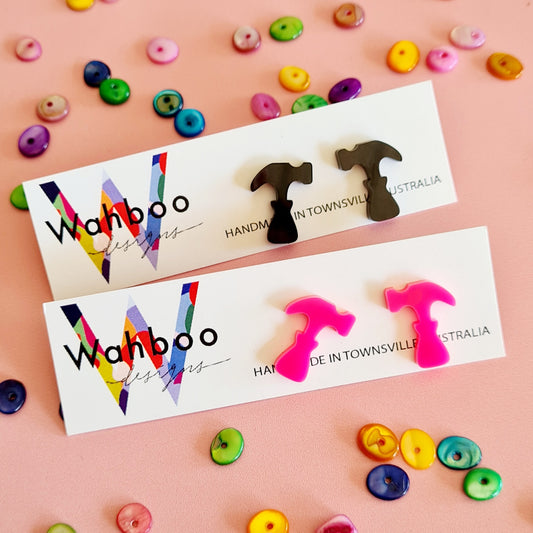 Hammer Stud Earrings