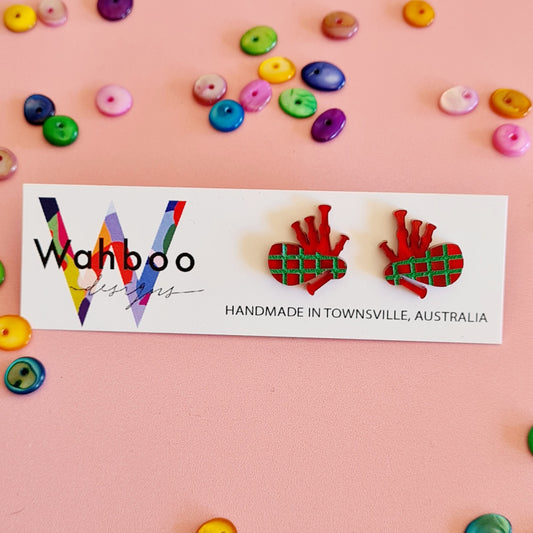 Bagpipes Stud Earrings