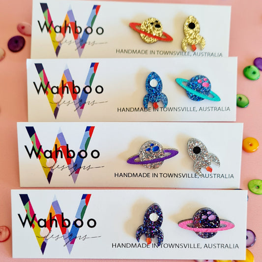 Planet Stud Earrings