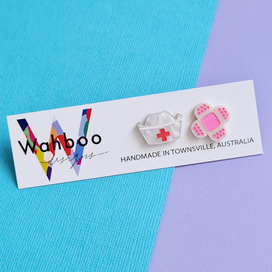 Bandaid Stud Earrings