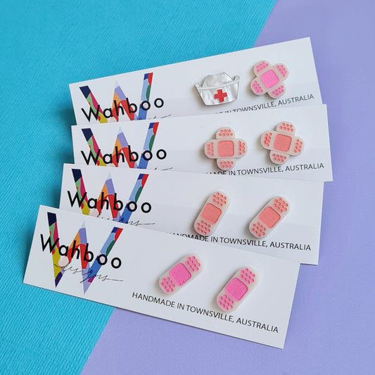 Bandaid Stud Earrings