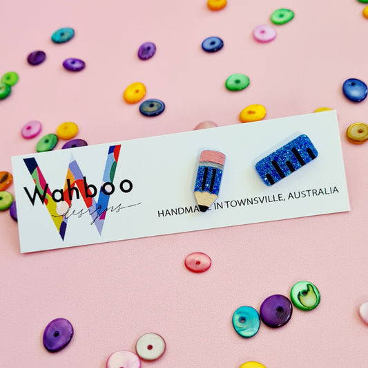 Ruler Stud Earrings