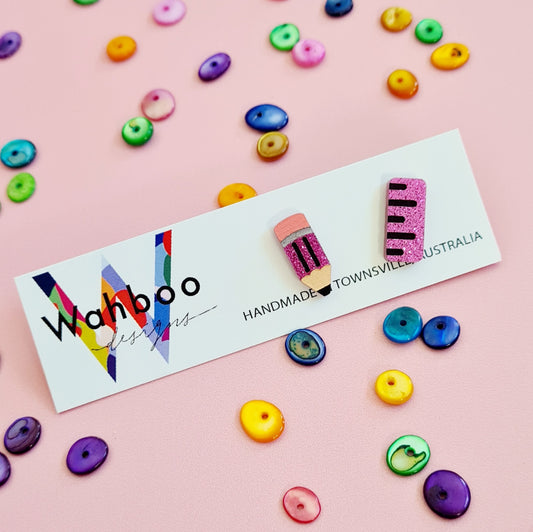 Ruler Stud Earrings