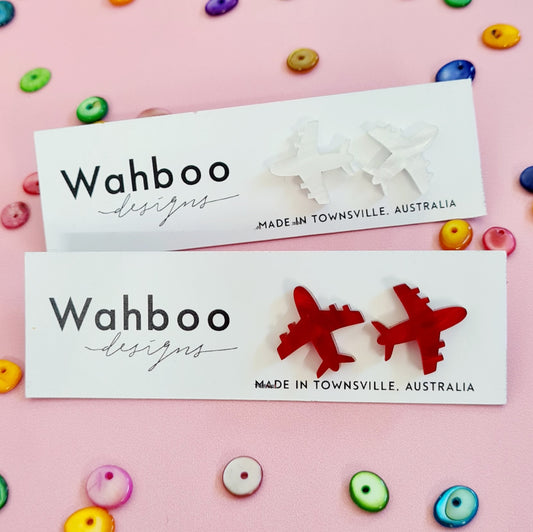 Aeroplane Stud Earrings