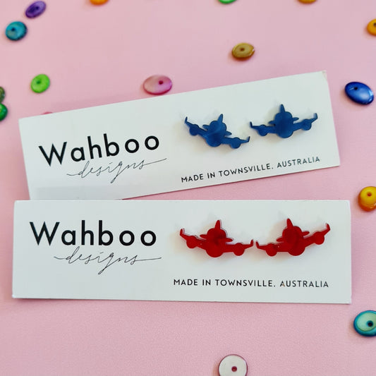 Aeroplane Stud Earrings