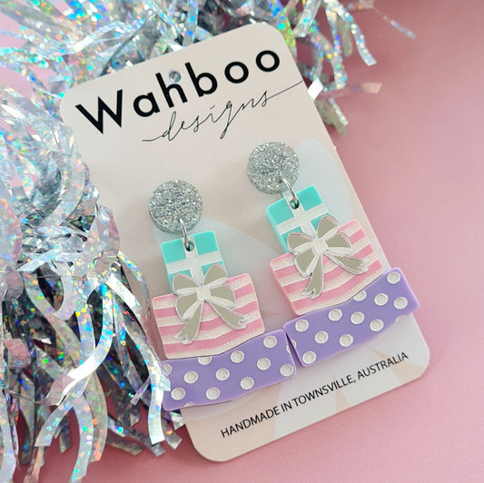 Christmas Presents Dangle Earrings