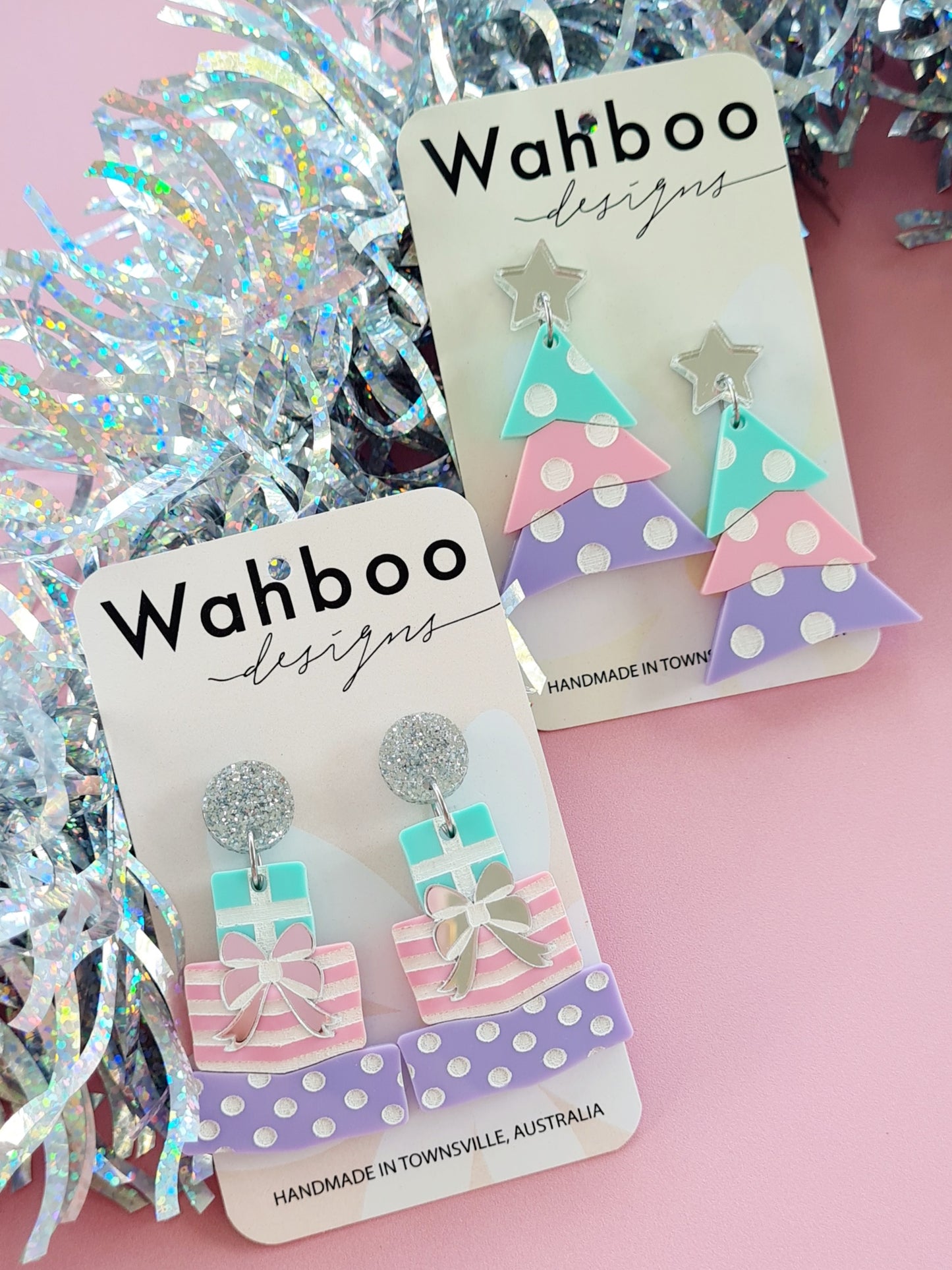 Christmas Presents Dangle Earrings
