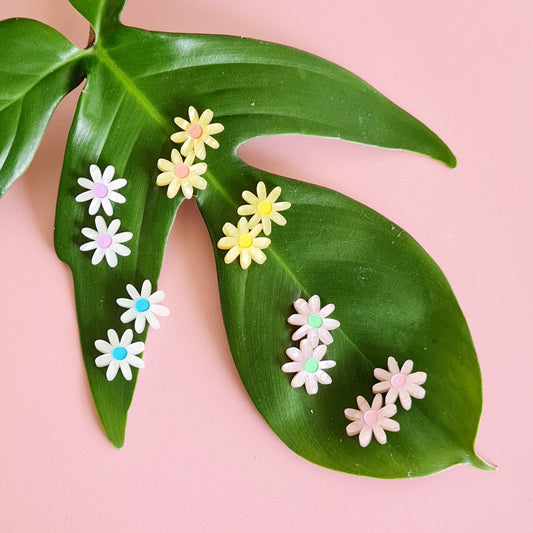 Daisy Painted Stud Earrings