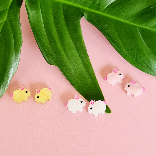 Cute Bunny Stud Earrings
