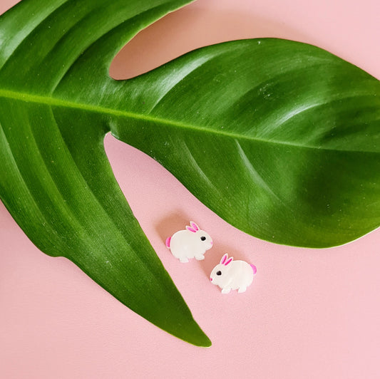 Cute Bunny Stud Earrings