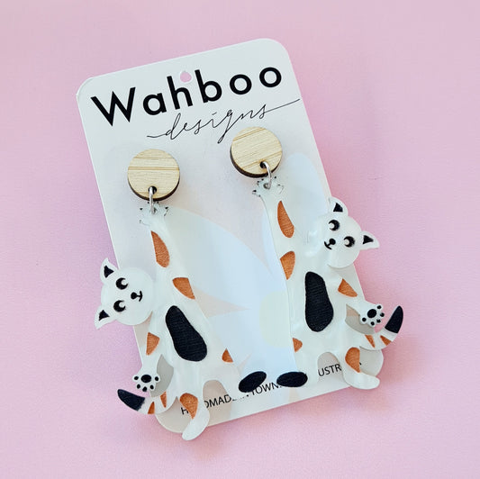 Cats Dangling Dangle Earrings