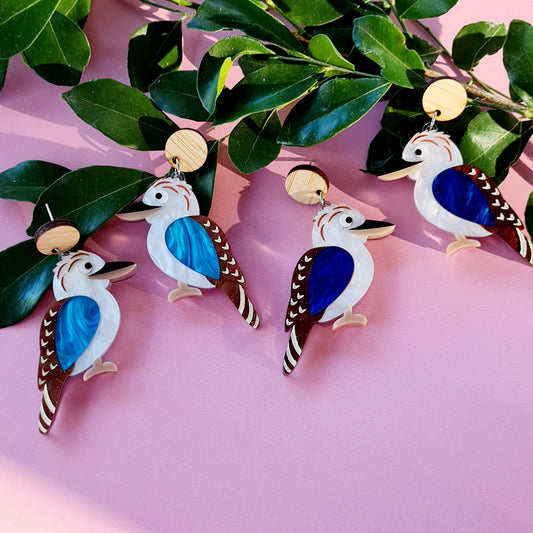 Kookaburra Dangle Earrings