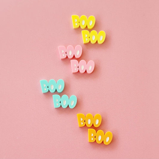 Halloween BOO Stud Earrings