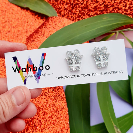Christmas Present Stud Earrings