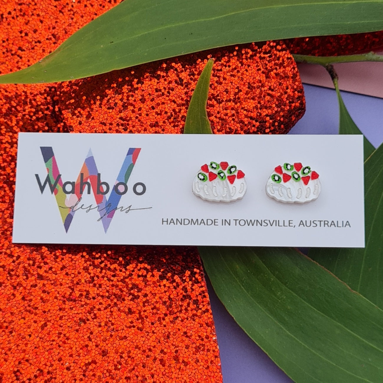 Christmas Pavlova Stud Earrings