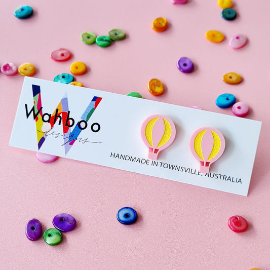 Hot Air Balloon Stud Earrings
