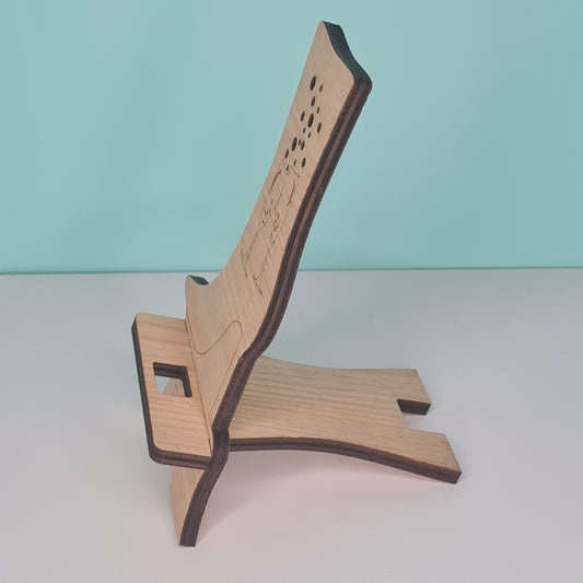 Boot and Champagne Mobile Phone Stand