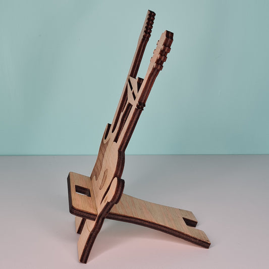 Guitar and Drum Mobile Phone Stand