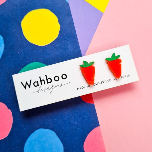 Carrot Stud Earrings