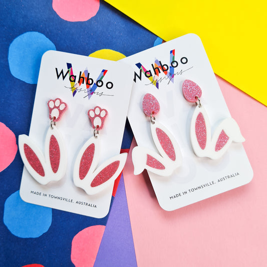 Easter Bunny Ears Dangle Earrings