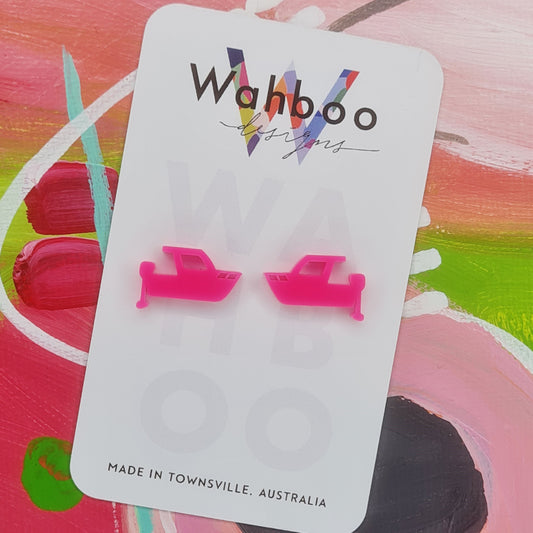 Fishing Boat Stud Earrings