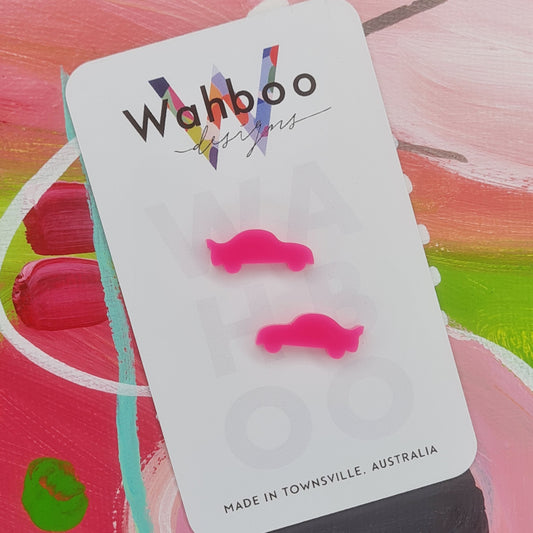 Racing Car Stud Earrings