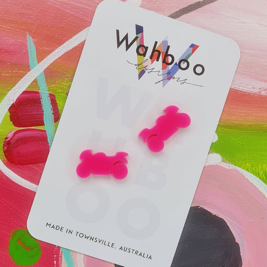 Motorbike Stud Earrings