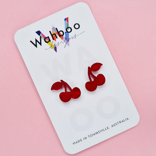Cherry Stud Earrings