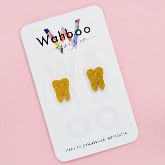 Tooth Stud Earrings