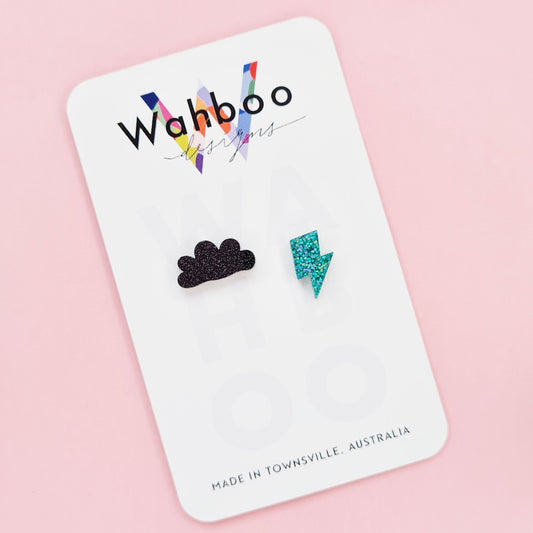 Cloud Stud Earrings